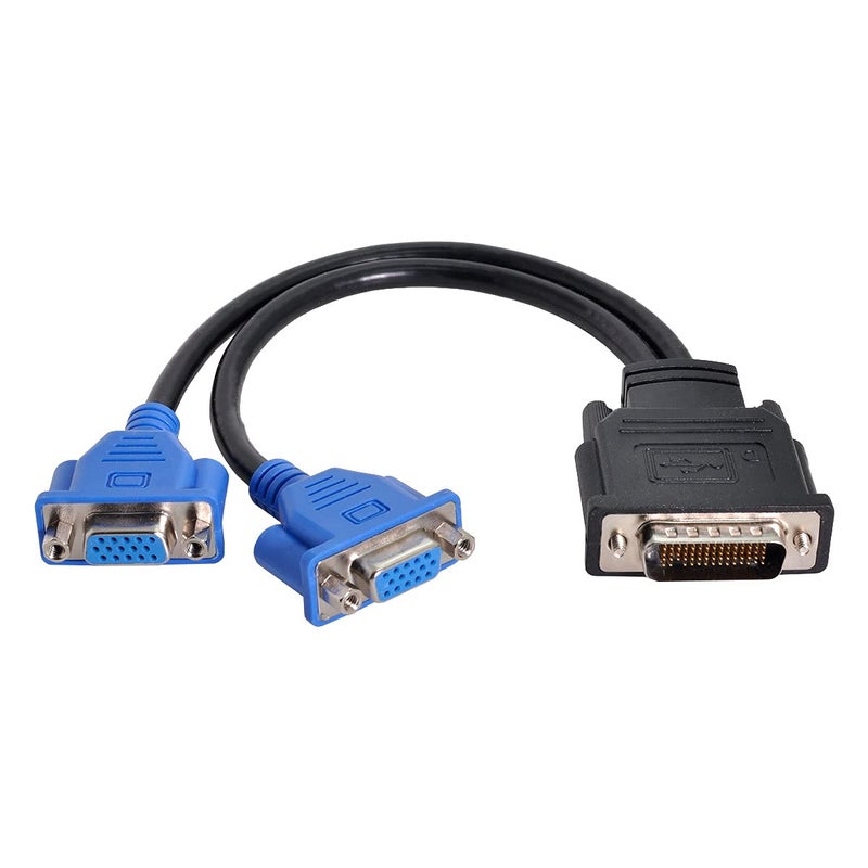 Chenyang كابل تمديد DMS-59Pin 1 إلى 2 VGA RGB 15Pin لمحول الرسوميات للكمبيوتر - Image 1