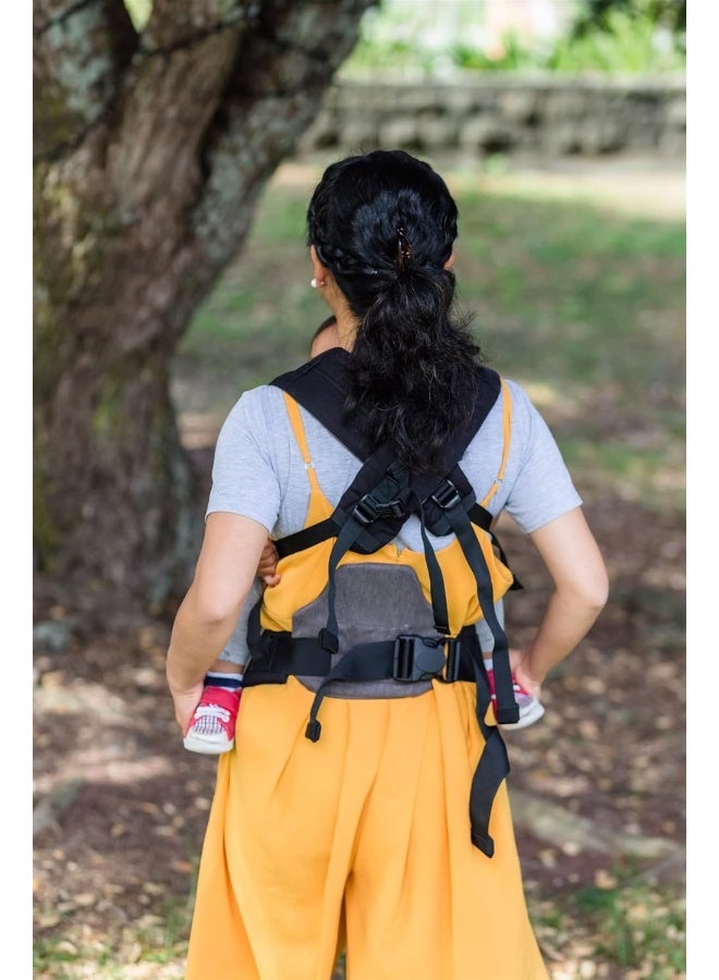 Beco 8 Baby Carrier from Newborn to Toddler (7-45lbs) - All in 1 Hybrid Front, Hip and Backpack Style Carrier with Breathable, Cooling Mesh - Black - Image 4