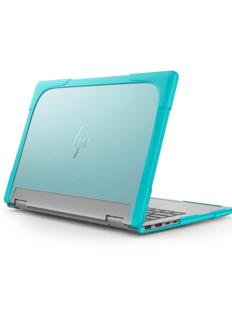 general Compatible with 14 inch HP Envy X360-14 2024 2-in-1 Laptop Protective Shell - Heavy Duty Rugged Hard Shell Cover Frosted Heat Dissipation and Anti Drop