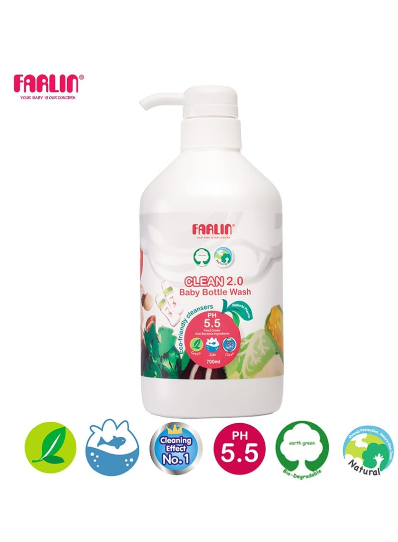 FARLIN Eco-Friendly Clean 2.0 Baby Bottle Wash 700 ml - Image 3