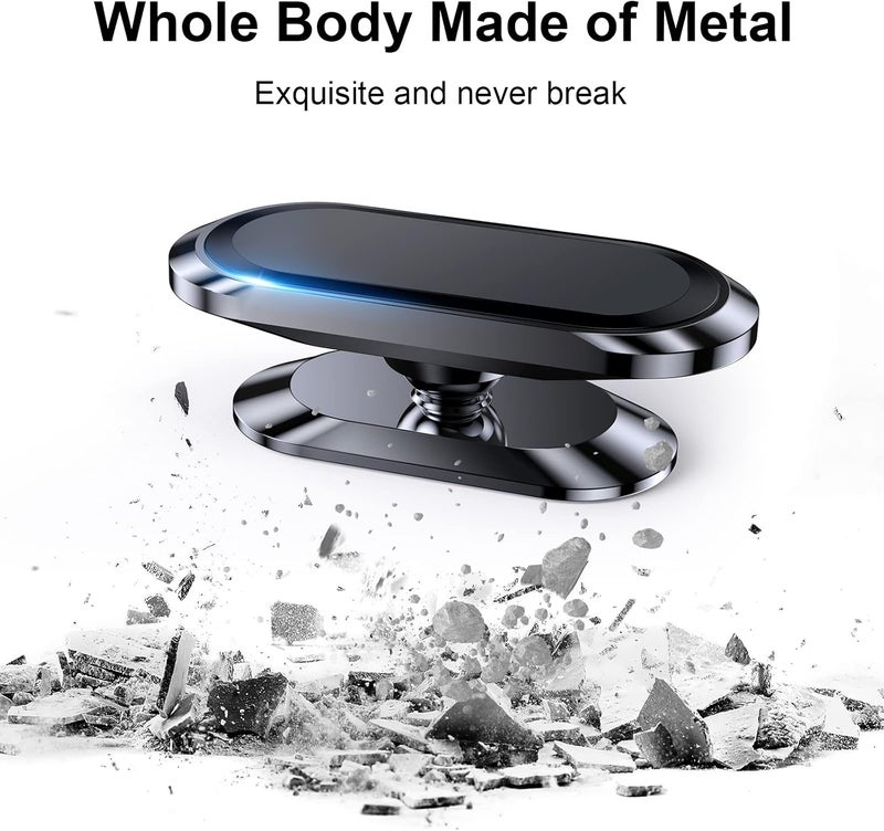 Coolpow 【2-Pack】 Magnetic Phone Holder for Car Dash【Strong Magnet】 Magnetic Car Phone Holder Mount 【4 Plate】 Phone Holders for Your Car Phone Mount for Car Dashboard Cell Phone Car Mount for iPhone Samsung - Image 4