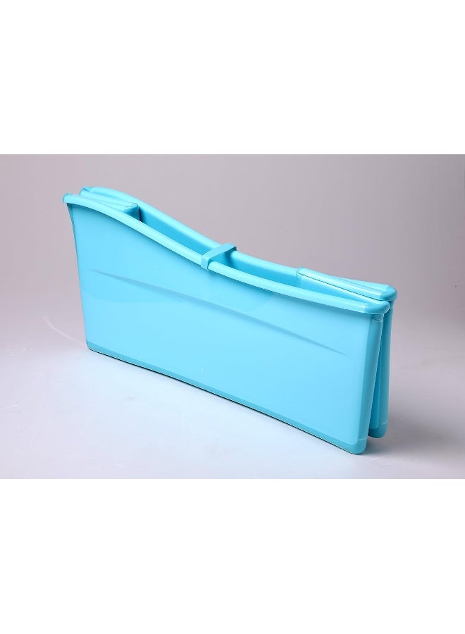 Ganen حوض استحمام قابل للطي من GanEn G بلاستيك للحمام المحمول حوض ثلج أزرق 30 بوصة - Image 2