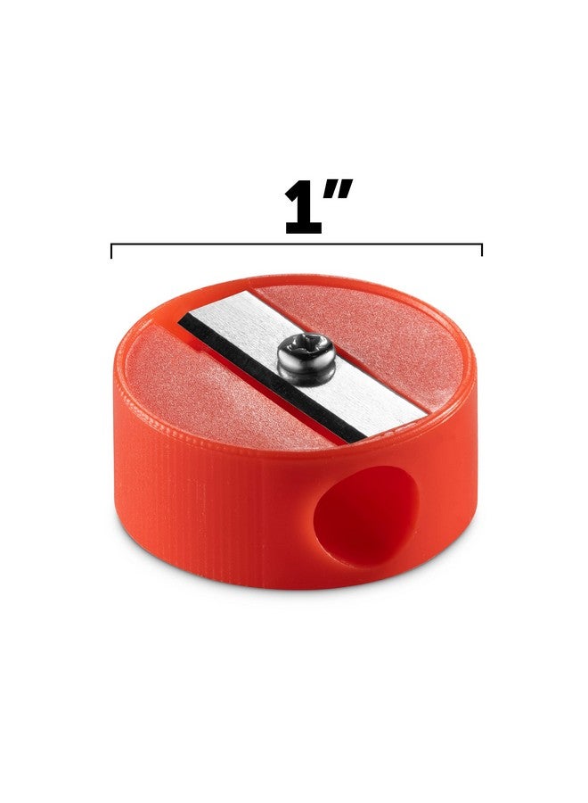 Bedwina Pencil Sharpeners in Bulk - Pack of 144 Pocket Sized Mini Handheld Pencil Sharpener for Kids, Plastic and Colorful for Party Favors, Goodie Bags, Classroom Prizes and School Supplies by Bedwina - Image 2