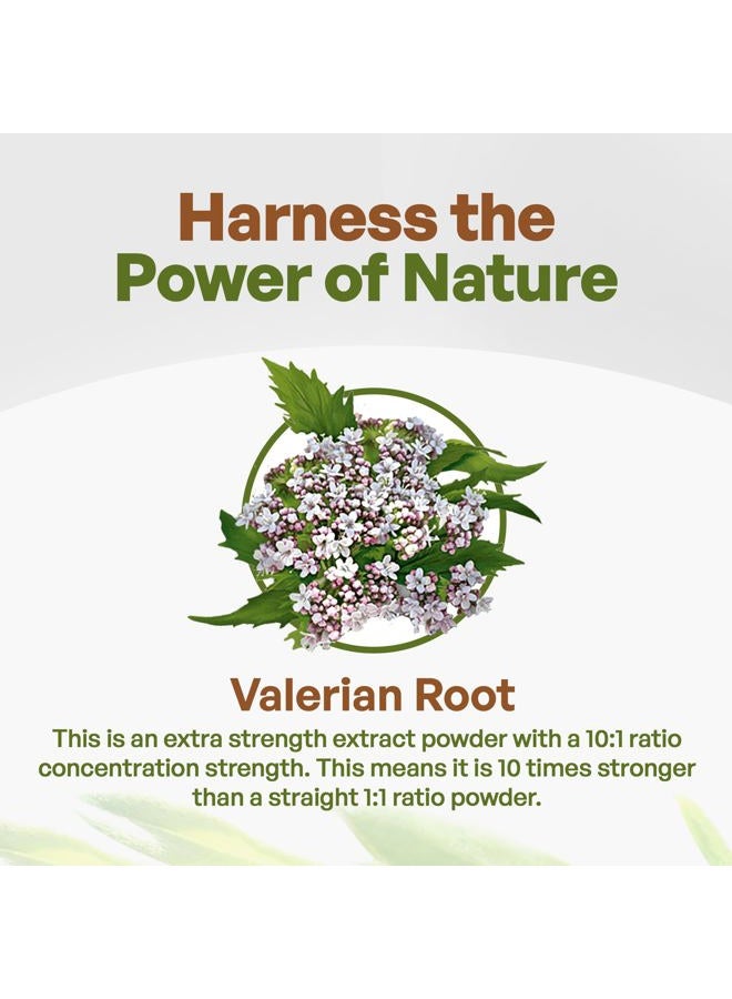 Go Nutra Valerian Root Extract Powder 10:1 Extra Strength 8 oz. Valerian Extract Herbal Supplement - Image 3