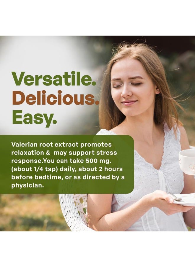 Go Nutra Valerian Root Extract Powder 10:1 Extra Strength 8 oz. Valerian Extract Herbal Supplement - Image 5