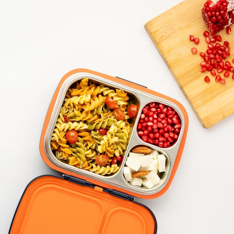 Spriggo Vault Funk Kids Lunch Box, Night Navy - Image 3
