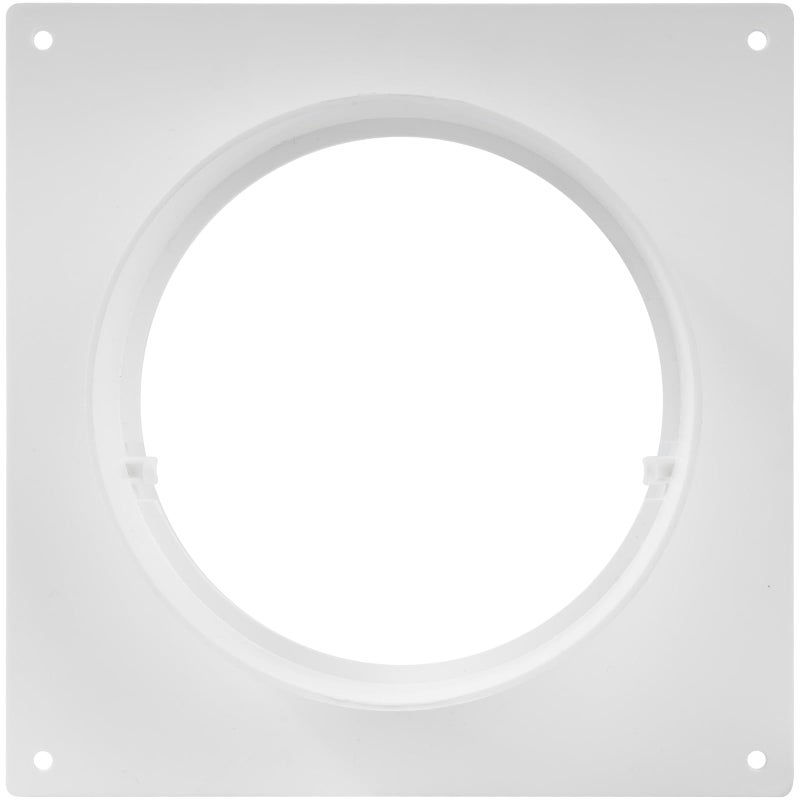 Vent Systems 5" inch Air Vent Duct Connector Flange Straight Ventilation Pipe Plastic Ducting Connector Plate For Cooling Heating Ventilation System HVAC 5" inch - Image 2