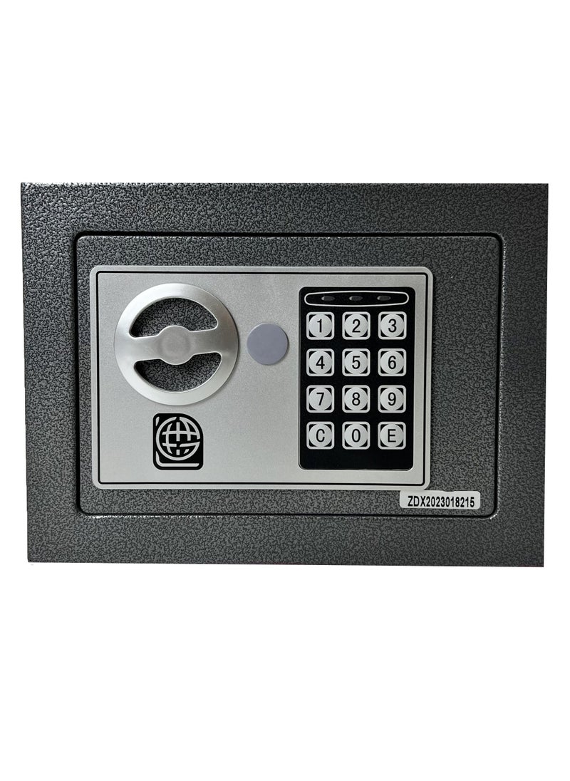 LOTFY GROUP LG Safebox Code 17EF 17*23*17CM  Grey Colour Home Office Safebox  - Image 4