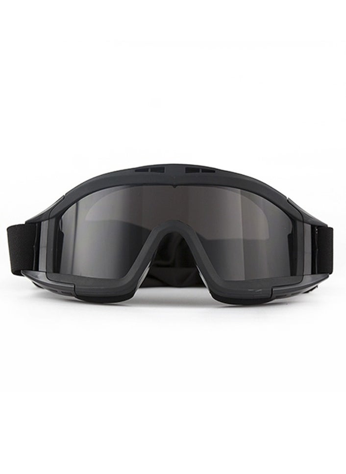 Bukela Anti-Impact Safety Goggles with HD Thickened PC Lens – Ventilated Frame for Anti-Fog & Breathability | Soft Sponge Padding for Comfort | Adjustable Strap Fits All Head Sizes | Windproof & Dustproof Protective Eyewear  - Image 1