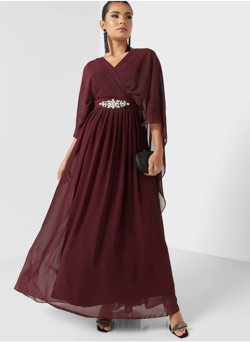 Khizana Embellished Waist Detail Dress