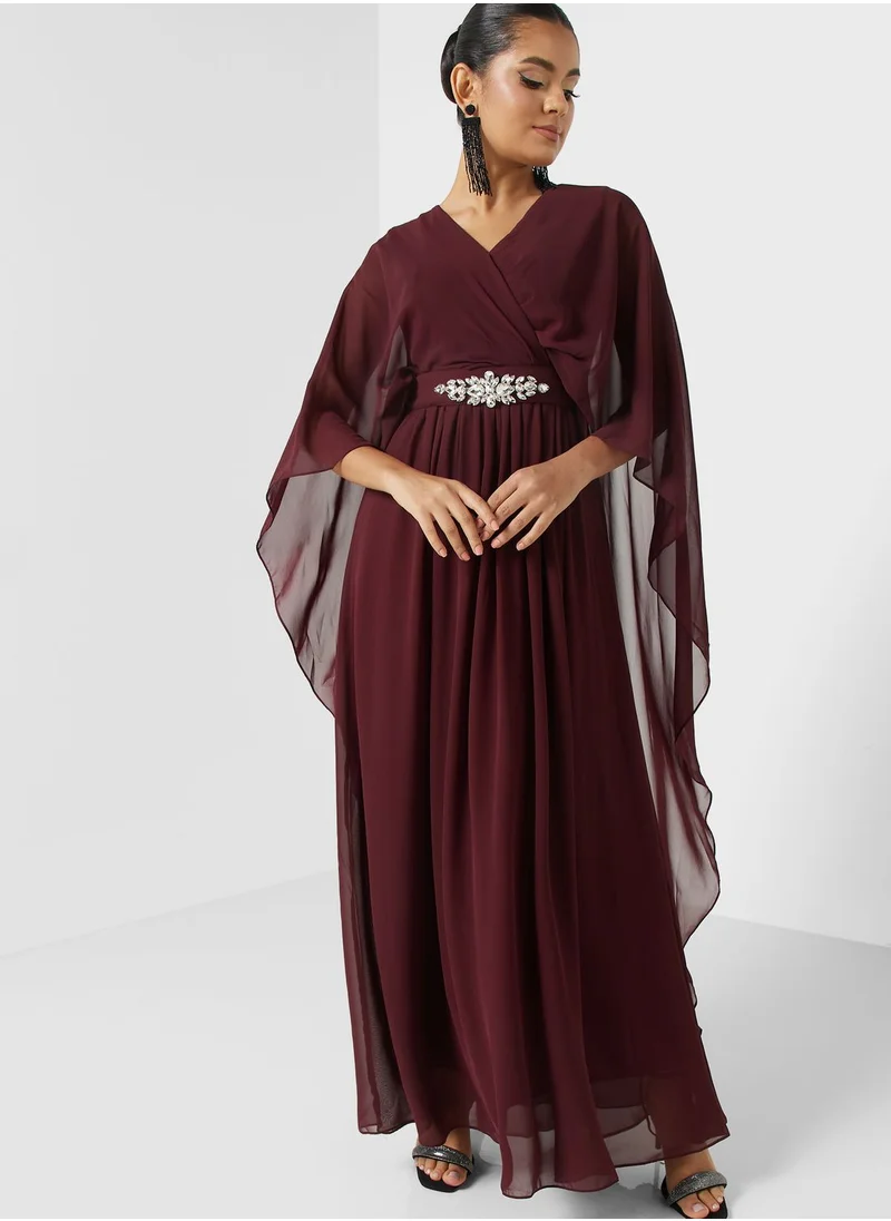 Khizana Embellished Waist Detail Dress