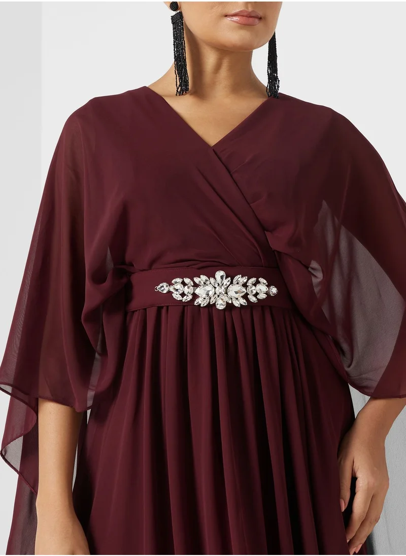 Khizana Embellished Waist Detail Dress