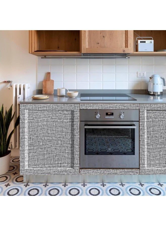 ورق حائط لاصق مقاوم للماء والرطوبة - خلفية بلون موحد (45 سم × 10 م) - Image 3