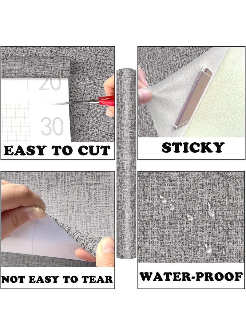 ورق حائط لاصق مقاوم للماء والرطوبة - خلفية بلون موحد (45 سم × 10 م) - Image 2