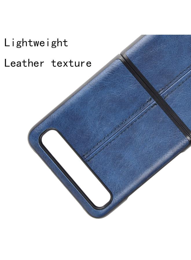 Zaboon Case For Galaxy Z Flip Shockproof Sewing Cow Pattern Skin PC + PU + TPU Case - Image 4