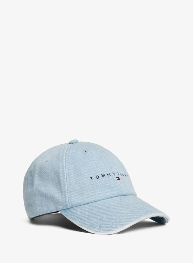 Linear Denim Cap