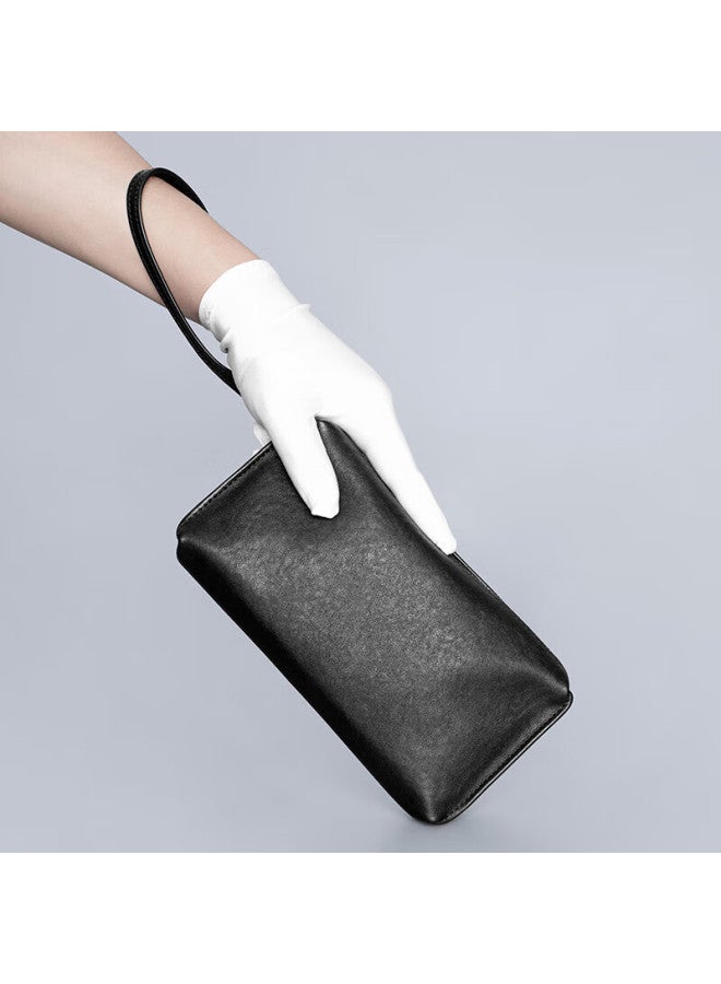 Cow Men's Fashion Genuine Leather Large Capacity First Layer Cowhide Envelope Clutch Bag Casual Handheld Bag C-9888 - Image 5