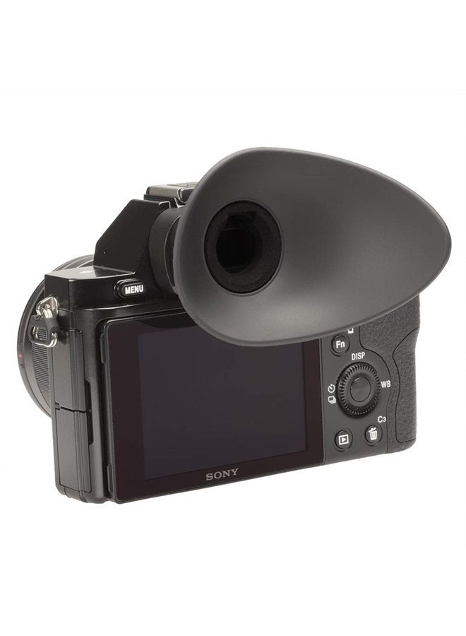 Hoodman Glasses Model HEYESG HoodEYE Camera Eyecup Eye Cup Viewfinder Eye Piece for Sony Alpha7 Alpha7II Alpha7III Alpha7R Alpha7RII Alpha7RIII Alpha7S Alpha7SII Alpha9II A58 A57 A65 - Image 2