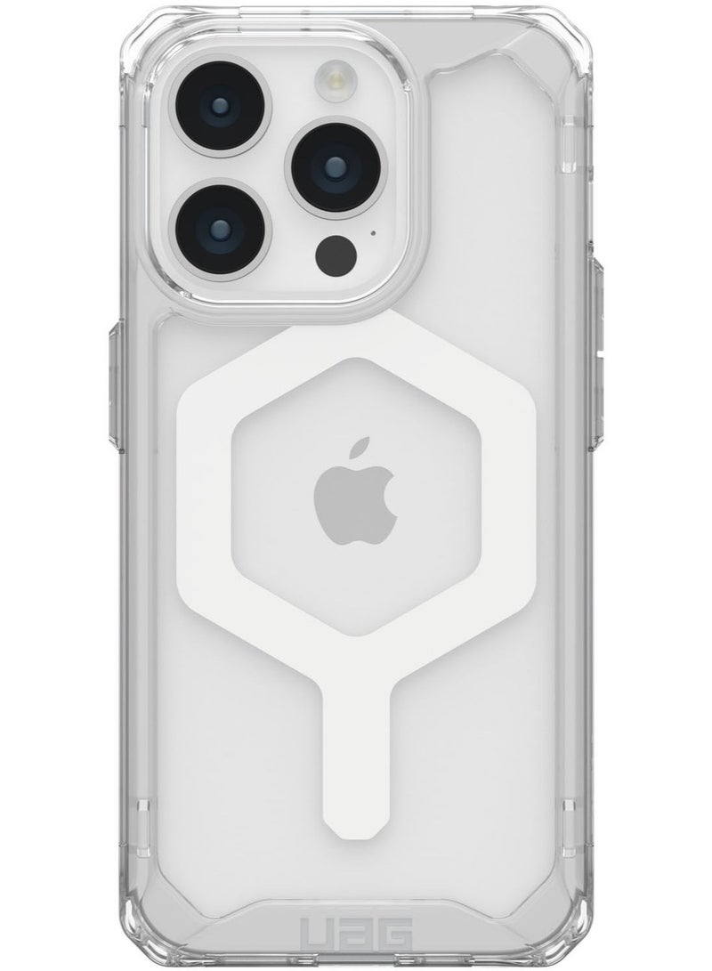 Urban Armor Gear UAG Plyo MagSafe for iPhone 15 Pro Case Cover [16 Feet Drop Tested] - Ice / White - Image 2