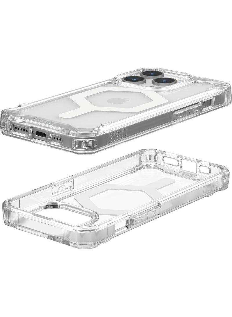 Urban Armor Gear UAG Plyo MagSafe for iPhone 15 Pro Case Cover [16 Feet Drop Tested] - Ice / White - Image 3