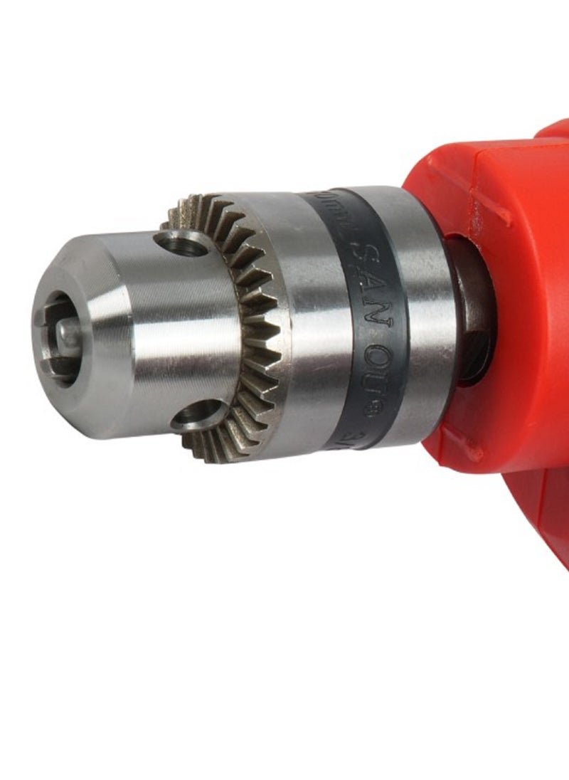 AFRA AFRA Electric Drill 450W, 0-3300 R/Min Lightweight Φ10Mm Steel/Φ25Mm Wood Variable Speed Double Bearings Jumping Control Lock-On Switch  - Image 4