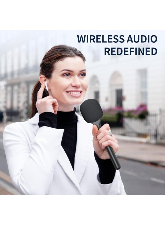 TIGER Wireless Interview Microphone Handle Adapter – Universal Handheld Mount for Lavalier Mics, Professional Vlogging & Podcast Accessory, Portable Hand Grip for Interviews, Videos, Recording, On-the-Go Production - Image 4