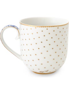 Pip Studio Royal White Gold Polka Dot Mug 260 ml 