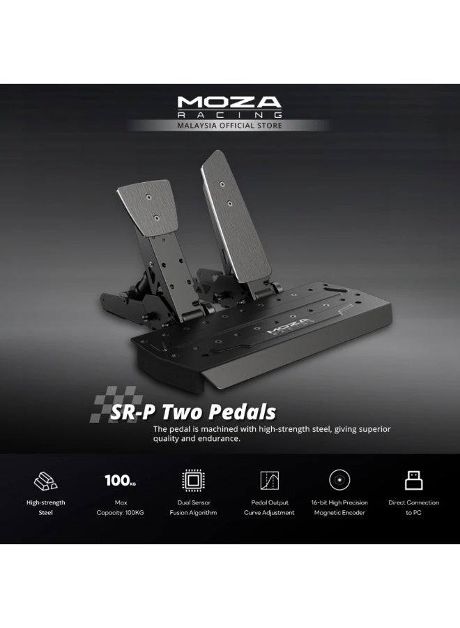 MOZA RACING SR-P Two Pedals Throttle & Brake - Image 4