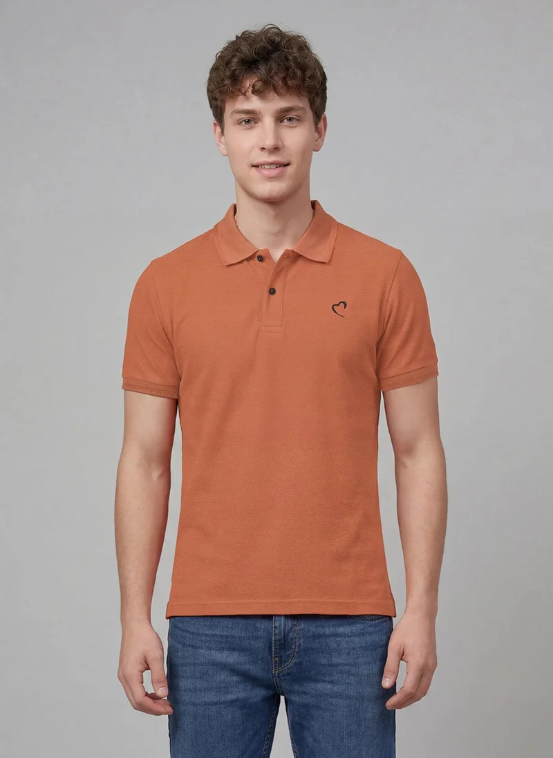 Being Human Men Polo Collar T-shirt