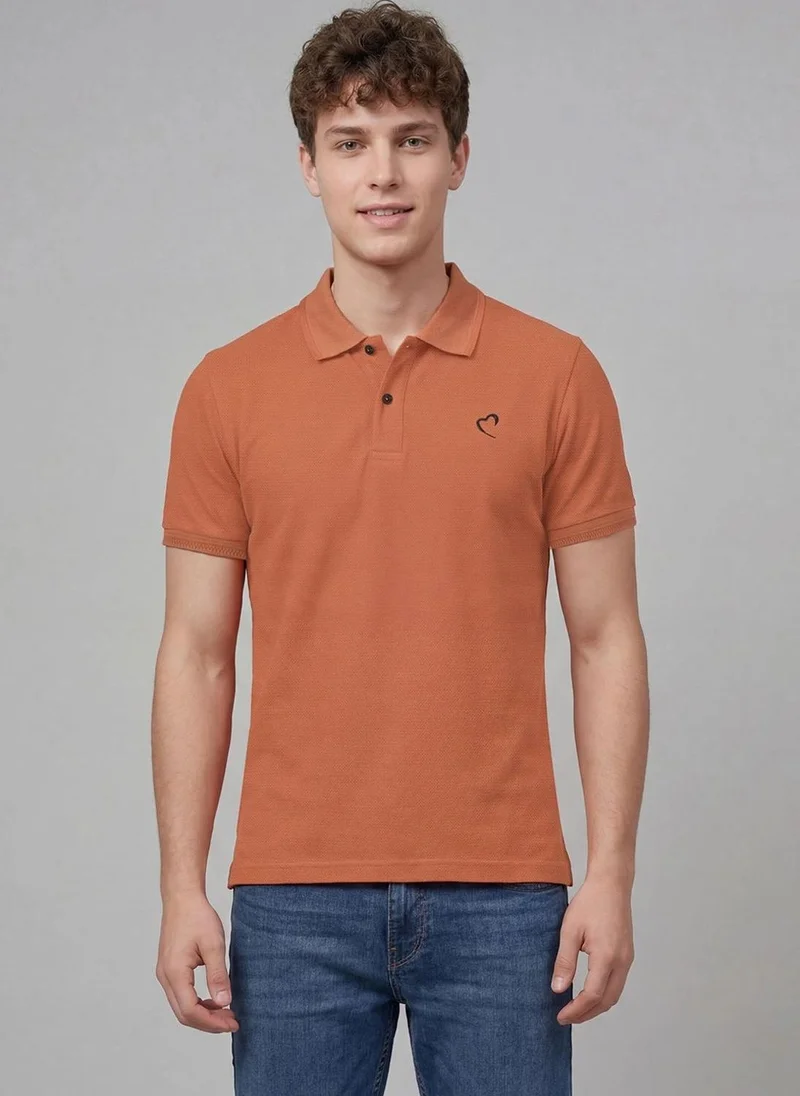 Being Human Men Polo Collar T-shirt