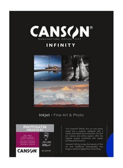 CANSON Infinity Photosatin Premium Satin A3 25 Sheets  - Image 1