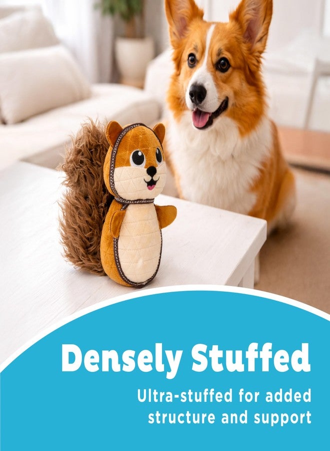 Outward Hound Xtreme Seamz Dog Toy, Reinforced Seams & Multiple Stitching, Durable Plush with Squeakers, Squirrel, 8.3” - Image 4