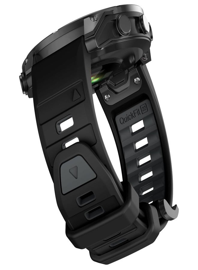 OVERSTEP Strap for Garmin Fenix 8 47mm,Fenix E Soft Silicone Replacement Band for Fenix 5,Fenix 6,Fenix 7,Epix Pro 47mm,Quatix 5,Approach S62. - Image 1