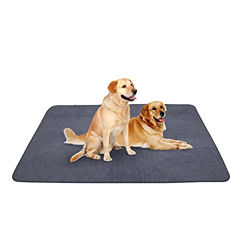 Peepeego 2PCS Dog Training Pads 72" x 72", Reusable, Waterproof , Non Slip - Premium Whelping Pad Washable for Puppy Playpen, Crate - Image 1