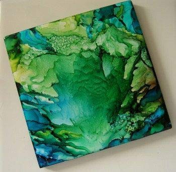 Creative Hobbies 12 Pack of Glossy White Glazed Ceramic Tiles for Alcohol Ink Painting, Decorating, Arts & Crafts, 4.25 x 4.25 Inch Square, Ready-to-Paint Ceramics - Image 5