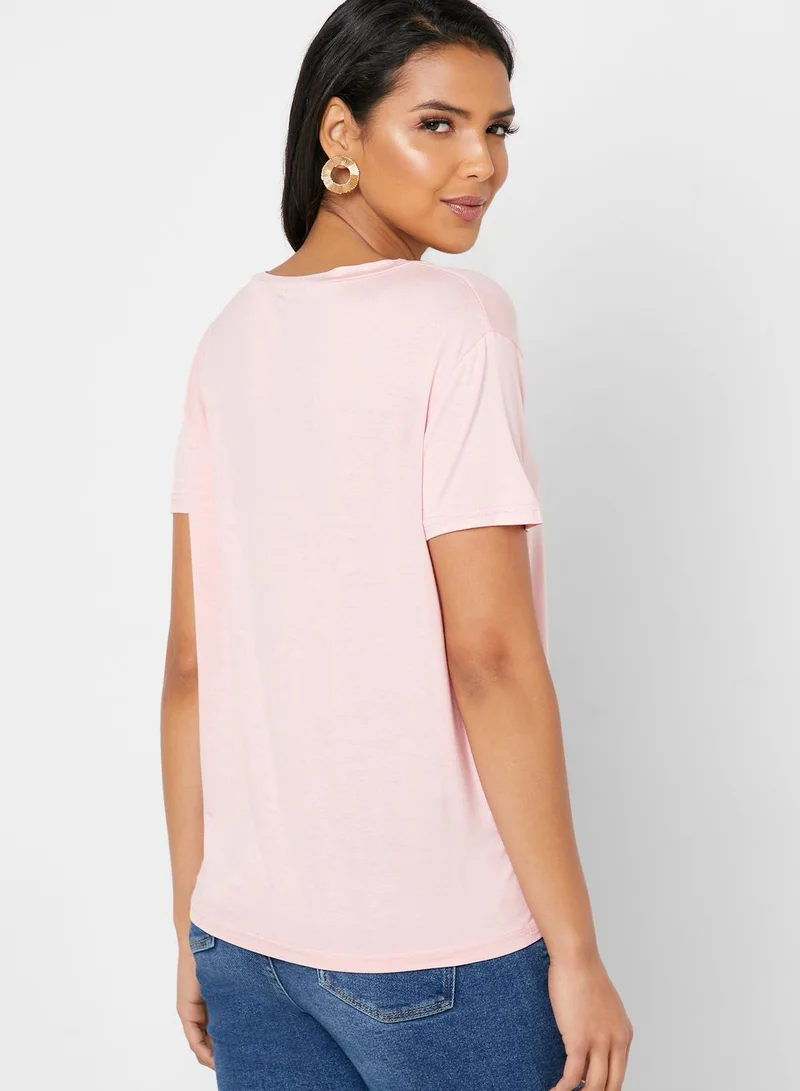 ELLA Essential V Neck T-Shirt