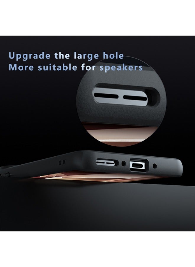 general Case for OnePlus 13 5G, Frosted Translucent Back Protective Slim Phone Cover, Anti-Fingerprints, Anti-Fall Drop Protection, Shockproof Case for OnePlus 13 5G (Black) - Image 4