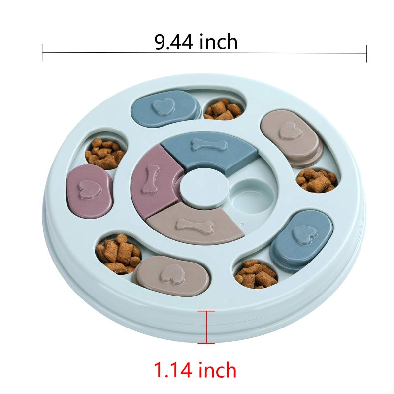 DR CATCH Dog Puzzle,Dogs Food Toys for IQ Training & Mental Enrichment,Dog Treat Puzzle(Blue) - Image 3