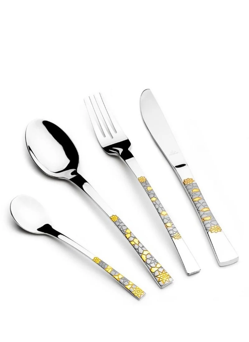 Arshia Arshia Gold and Silver 50pcsCutlery Sets TM478GS