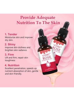 VOGSIG VOGSIG Rose Essential Oil 30ml - Aromatherapy, Skin Moisturizing, Anti-Aging, Reduce Pigmentation, Quickly Absorbed  - Image 3