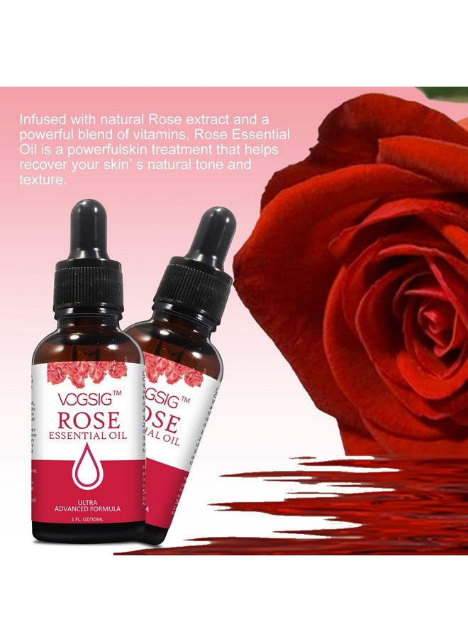 VOGSIG VOGSIG Rose Essential Oil 30ml - Aromatherapy, Skin Moisturizing, Anti-Aging, Reduce Pigmentation, Quickly Absorbed  - Image 5