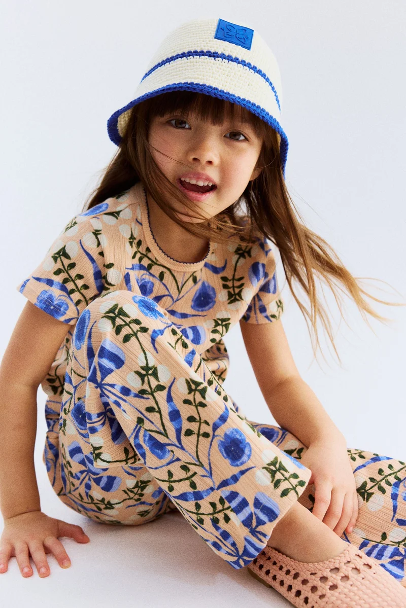 H&M Pointelle jersey trousers