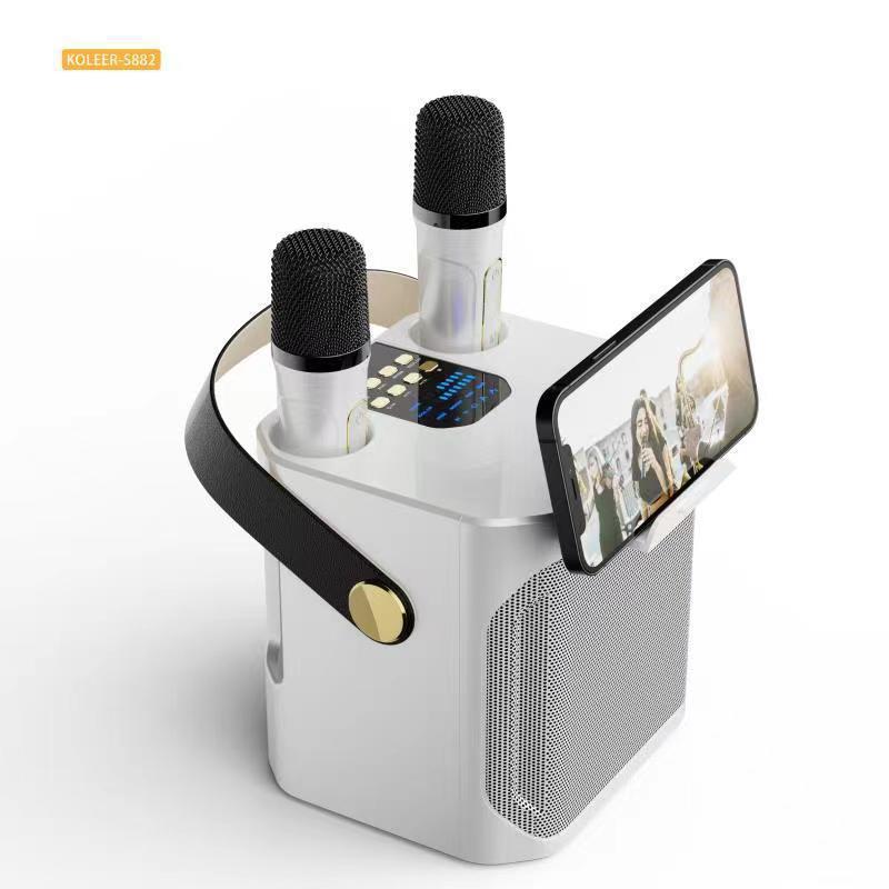 Double Karaoke Portable Audio Family Party Outdoor Dinner Essential Artifact Portable Direct Hair S882 - Image 2