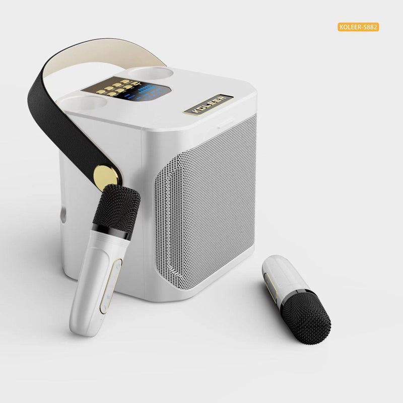 Double Karaoke Portable Audio Family Party Outdoor Dinner Essential Artifact Portable Direct Hair S882 - Image 3