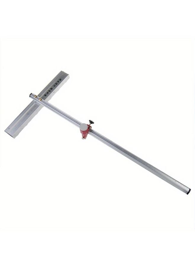 Uncharged Metal T Shaped Push Glass Cutter Silvery Aluminum Alloy 60cm Length Portable Tool - Image 2