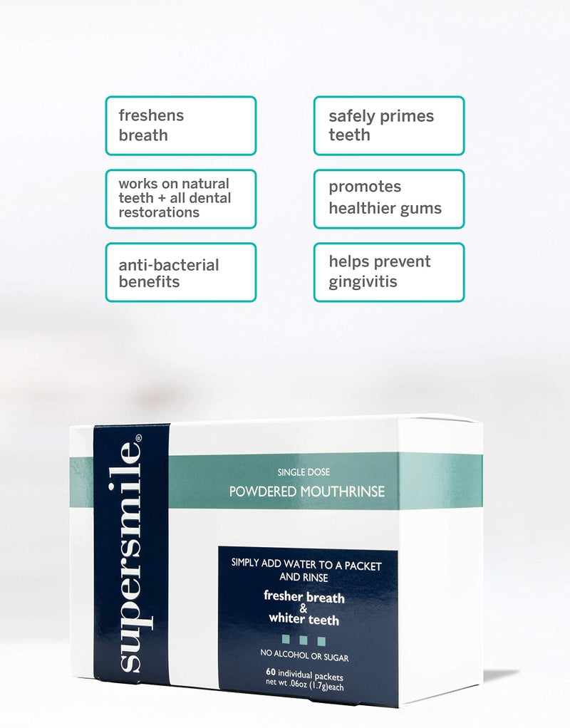 Supersmile Powdered Mouth Rinse, 60 Count, 0.06 oz - Image 4