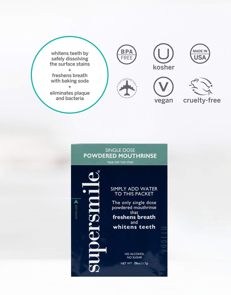 Supersmile Powdered Mouth Rinse, 60 Count, 0.06 oz - Image 5