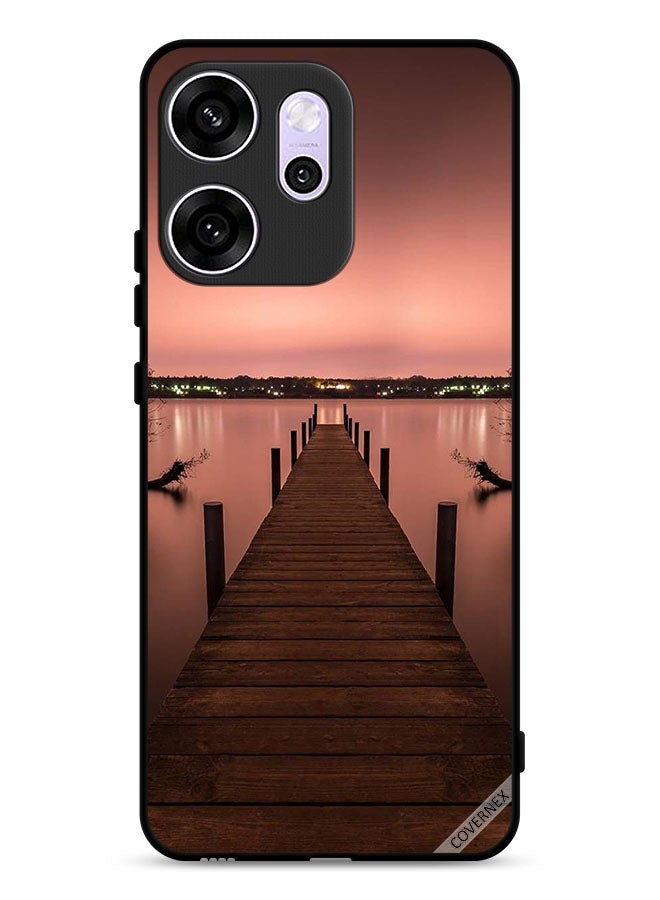 Covernex Oppo Reno14 F Protective Case Cover Pathway To Sea Evening - Image 1