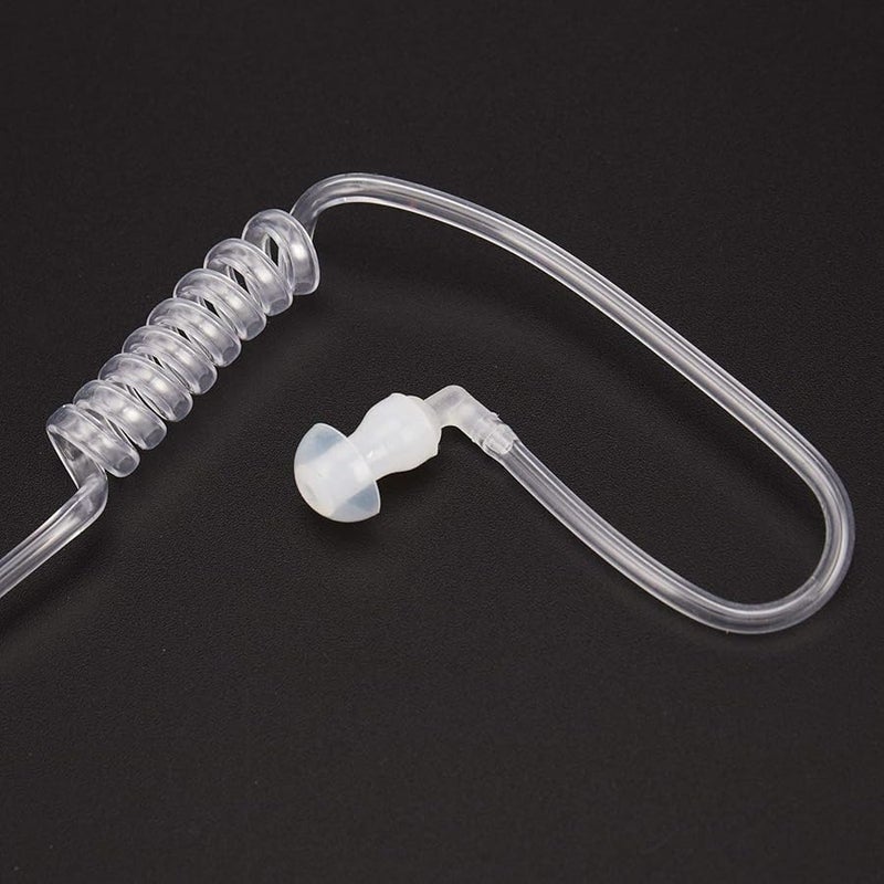 Anti Radiation Air Tube Earpiece 3.5mm Acoustic Covert Headset for Mobile Phone White - Image 4