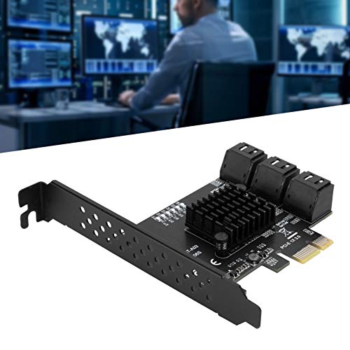 Zopsc PCIE to 6Port Expansion Card for ASM1166 Master SATA3.0 Hard Disk, 6G ASM1166 Master GEN3 1 x Interface, Srong and - Image 3